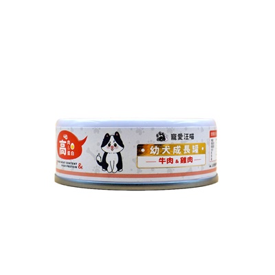 Pboss 寵愛汪喵幼犬成長主食罐